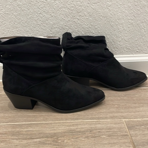 Just Fab Wild Country Booties Black SZ 9 - Picture 2 of 8